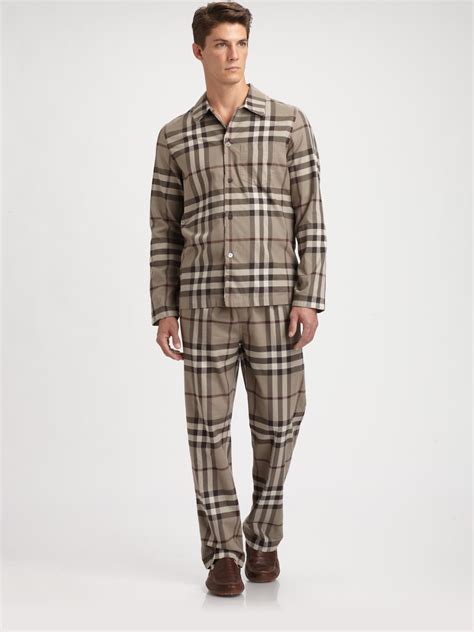 nightie burberry|burberry pajama set.